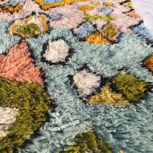 Manila | Moroccan Rug Beni Ourain | 9'42x5'24 Ft | 287x160 cm | 100% wool handmade - OunizZ