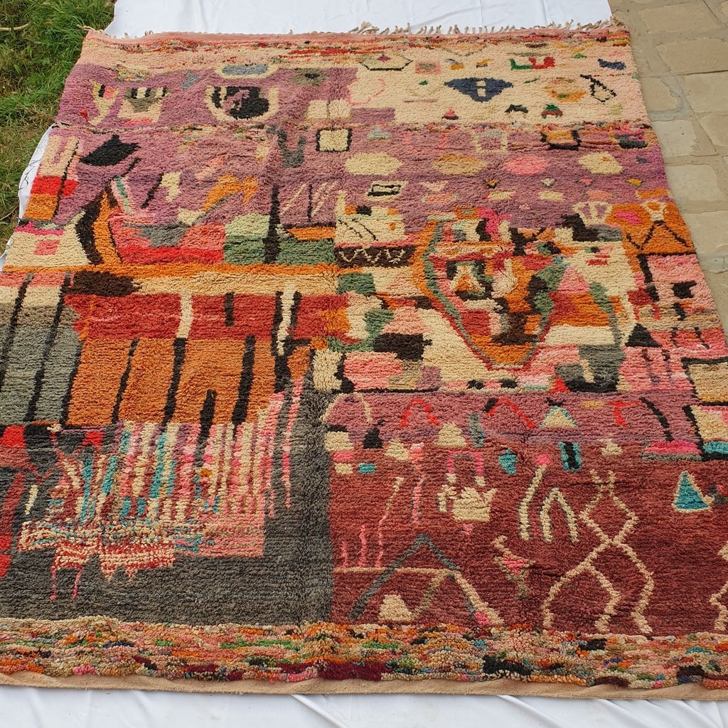 MASTANI | Boujaad Rug 12'7x9'8 Ft 4x3 M | 100% wool handmade in Morocco - OunizZ