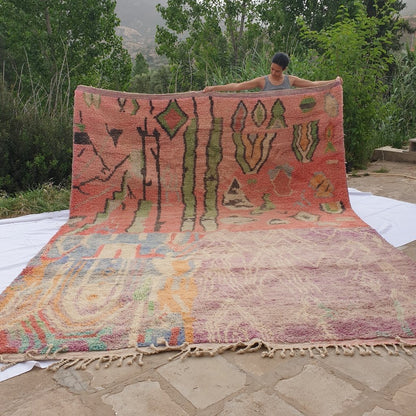 MATAANIT | Boujaad Rug 13x10 Ft 4x3 M | 100% wool handmade in Morocco - OunizZ