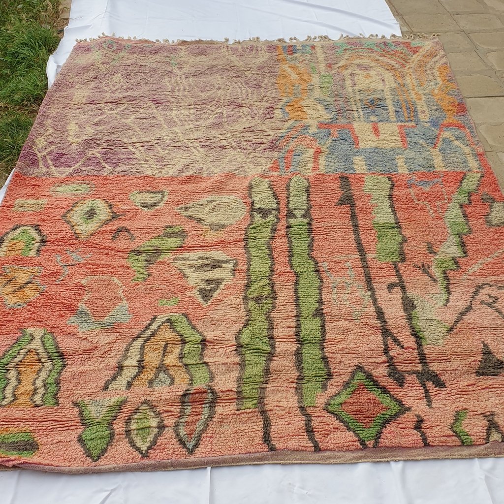 MATAANIT | Boujaad Rug 13x10 Ft 4x3 M | 100% wool handmade in Morocco - OunizZ