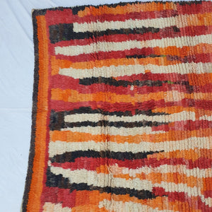 Matia - MOROCCAN RUG BOUJAD | Moroccan Berber Rug | Colorful Rug Moroccan Carpet | Authentic Handmade Berber Bedroom Rugs | 9'42x6'72 Ft | 287x205 cm - OunizZ
