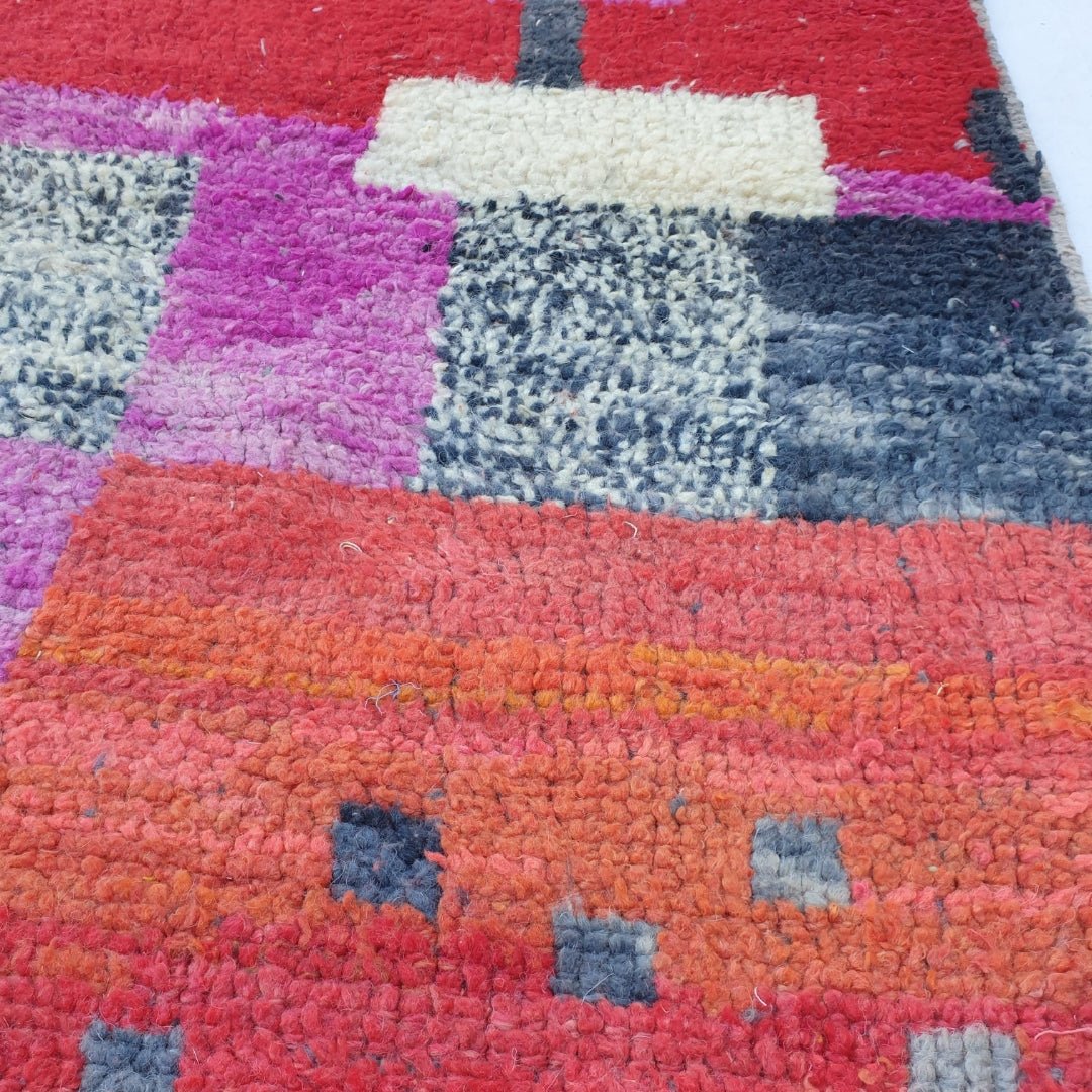 Maya - MOROCCAN RUG BOUJAD | Moroccan Berber Rug | Colorful Rug Moroccan Carpet | Authentic Handmade Berber Bedroom Rugs | 9'42x6'82 Ft | 287x208 cm - OunizZ