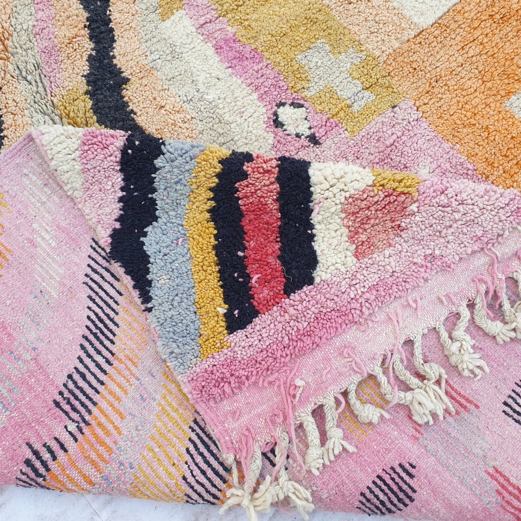 Maziana - MOROCCAN RUG BOUJAAD | Moroccan Berber Rug | Colorful Rug Moroccan Carpet | Authentic Handmade Berber Bedroom Rugs | 10'17x6'66 Ft | 310x203 cm - OunizZ