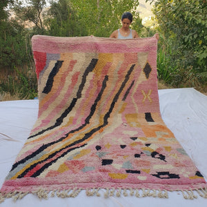 Maziana - MOROCCAN RUG BOUJAAD | Moroccan Berber Rug | Colorful Rug Moroccan Carpet | Authentic Handmade Berber Bedroom Rugs | 10'17x6'66 Ft | 310x203 cm - OunizZ