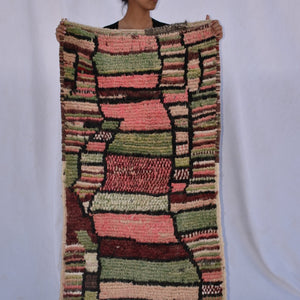 MEDYA Runner | 9x2 Ft | 3x0,7 m | Moroccan Colorful Rug | 100% wool handmade - OunizZ