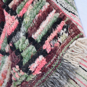 MEDYA Runner | 9x2 Ft | 3x0,7 m | Moroccan Colorful Rug | 100% wool handmade - OunizZ