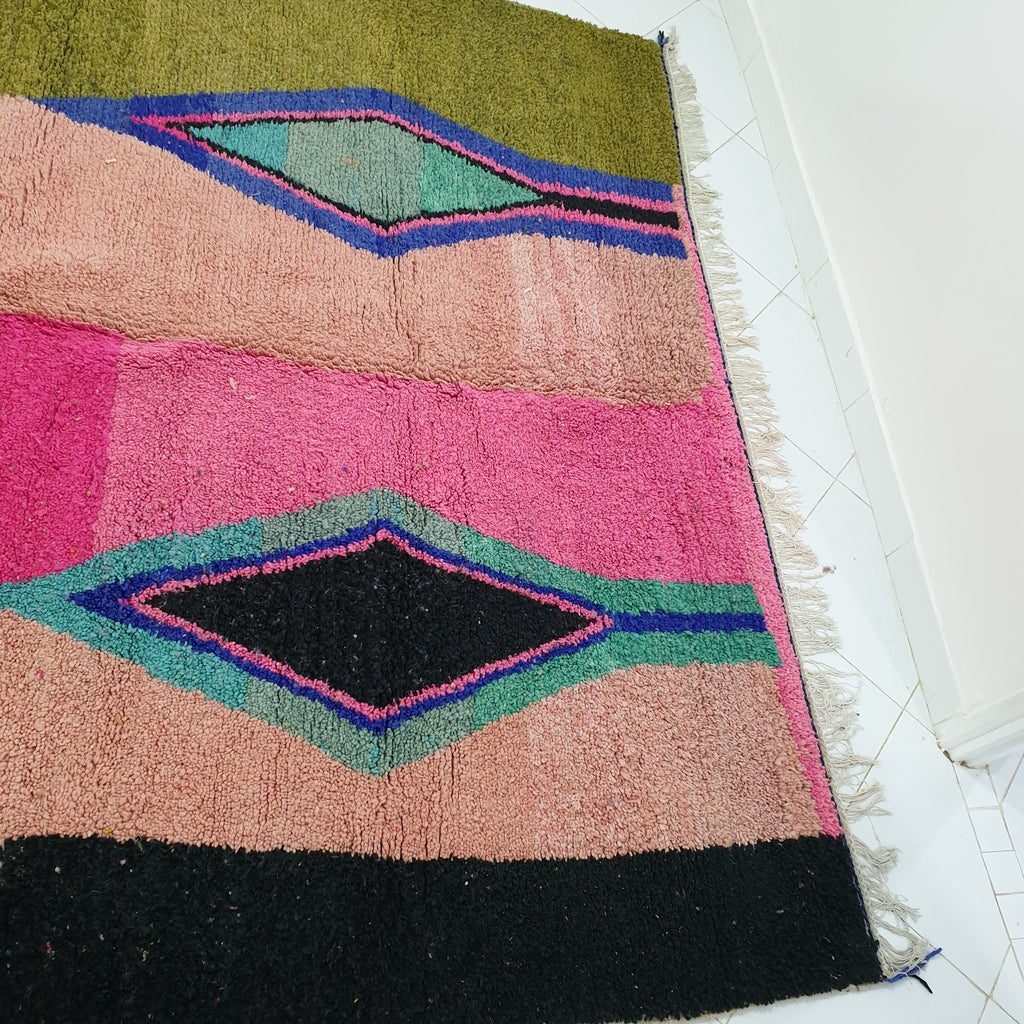 MEGHNYA | 11'6x8'6 Ft | 3,54x2,61 m | Moroccan Colorful Rug | 100% wool handmade - OunizZ