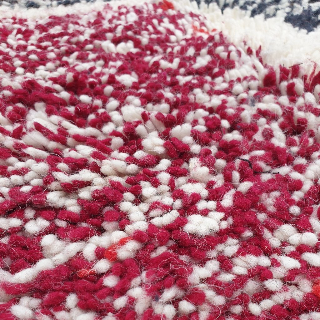 MELGHIGHA | 8'5x5 Ft | 2,5x1,5 m | Moroccan Colorful Rug | 100% wool handmade - OunizZ