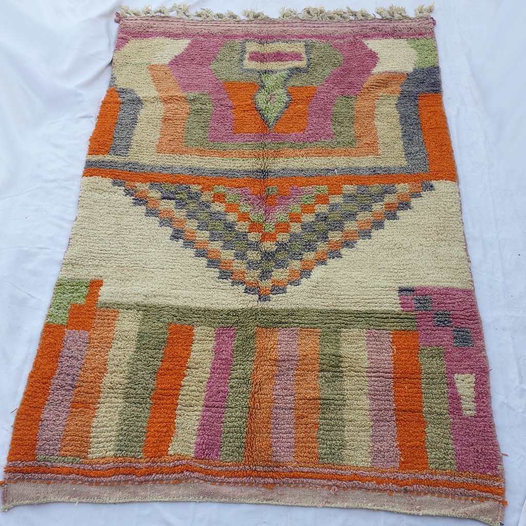 MIRADA | 9'5x6'3 Ft | 3x2 m | Moroccan Colorful Rug | 100% wool handmade - OunizZ