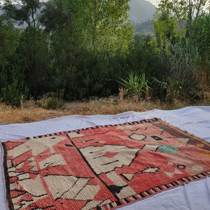MLIKA | 9x5 Ft | 2,7x1,6 m | Moroccan Colorful Rug | 100% wool handmade - OunizZ