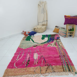 MOLTA | 8'3x5'7 Ft | 2,53x1,74 m | Moroccan Colorful Rug | 100% wool handmade - OunizZ