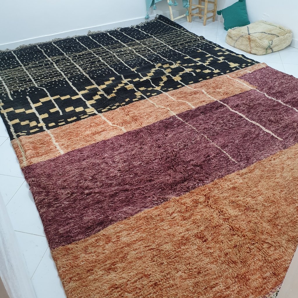 MORENO | 13'4x9'6 Ft | 4x3 m | Moroccan Beni Mrirt Rug | 100% wool handmade - OunizZ