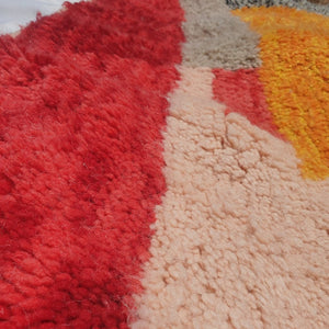 Moroccan Beni Ourain Rug | 7'9x5'8 Ft | 2,41x1,76 m | RAWNAK | 100% wool handmade - OunizZ