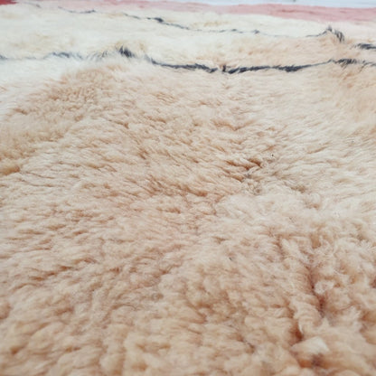 Moroccan Beni rug Ultra Soft & Thick | 10'x6'7 Ft | 3x2 m | KISSMI | Moroccan Colorful Beni Mrirt Rug | 100% wool handmade - OunizZ