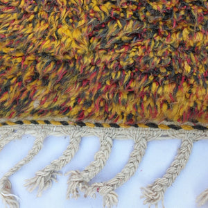 MOROCCAN BOUJAAD RUG | Moroccan Berber Rug | Colorful Rug Moroccan Carpet | Authentic Handmade Berber Bedroom Rug | 10'3x6'8 Ft | 315x206 cm - OunizZ