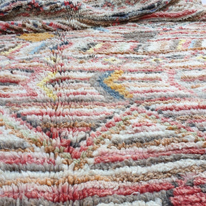 MOROCCAN BOUJAAD RUG | Moroccan Berber Rug | Colorful Rug Moroccan Carpet | Authentic Handmade Berber Bedroom Rug | 10x6 Ft | 306x181 cm - OunizZ