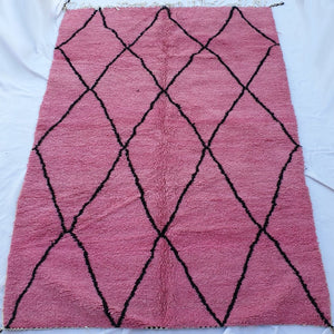 MOROCCAN BOUJAAD RUG | Moroccan Berber Rug | Colorful Rug Moroccan Carpet | Authentic Handmade Berber Bedroom Rug | 9'9x6'9 Ft | 302x209 cm - OunizZ