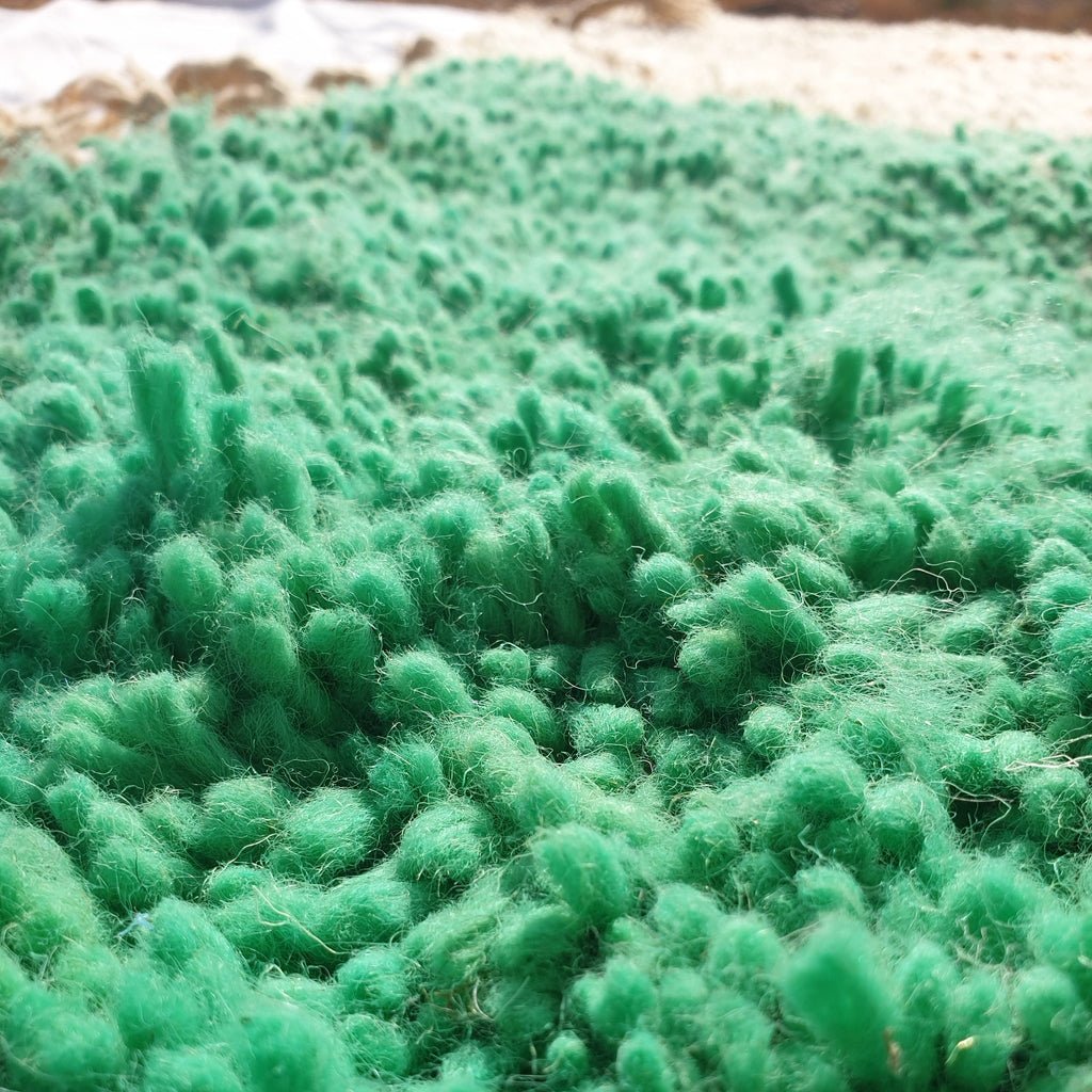 MOROCCAN BOUJAAD RUG | Moroccan Berber Rug | Colorful Rug Moroccan Carpet | Authentic Handmade Berber Bedroom Rugs | 10'5x7'1 Ft | 3,19x2,17 m - OunizZ