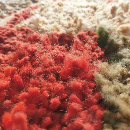 MOROCCAN BOUJAAD RUG | Moroccan Berber Rug | Colorful Rug Moroccan Carpet | Authentic Handmade Berber Bedroom Rugs | 8'3x5' Ft | 2,53x1,54 m - OunizZ