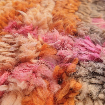 MOROCCAN BOUJAAD RUG | Moroccan Berber Rug | Colorful Rug Moroccan Carpet | Authentic Handmade Berber Bedroom Rugs | 9'1x5'3 Ft | 2,77x1,61 m - OunizZ