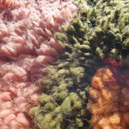 MOROCCAN BOUJAAD RUG | Moroccan Berber Rug | Colorful Rug Moroccan Carpet | Authentic Handmade Berber Bedroom Rugs | 9'4x5'6 Ft | 2,85x1,72m - OunizZ