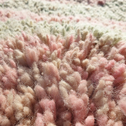 MOROCCAN BOUJAAD RUG | Moroccan Berber Rug | Colorful Rug Moroccan Carpet | Authentic Handmade Berber Bedroom Rugs | 9'7x6'4 Ft | 3x2 m - OunizZ