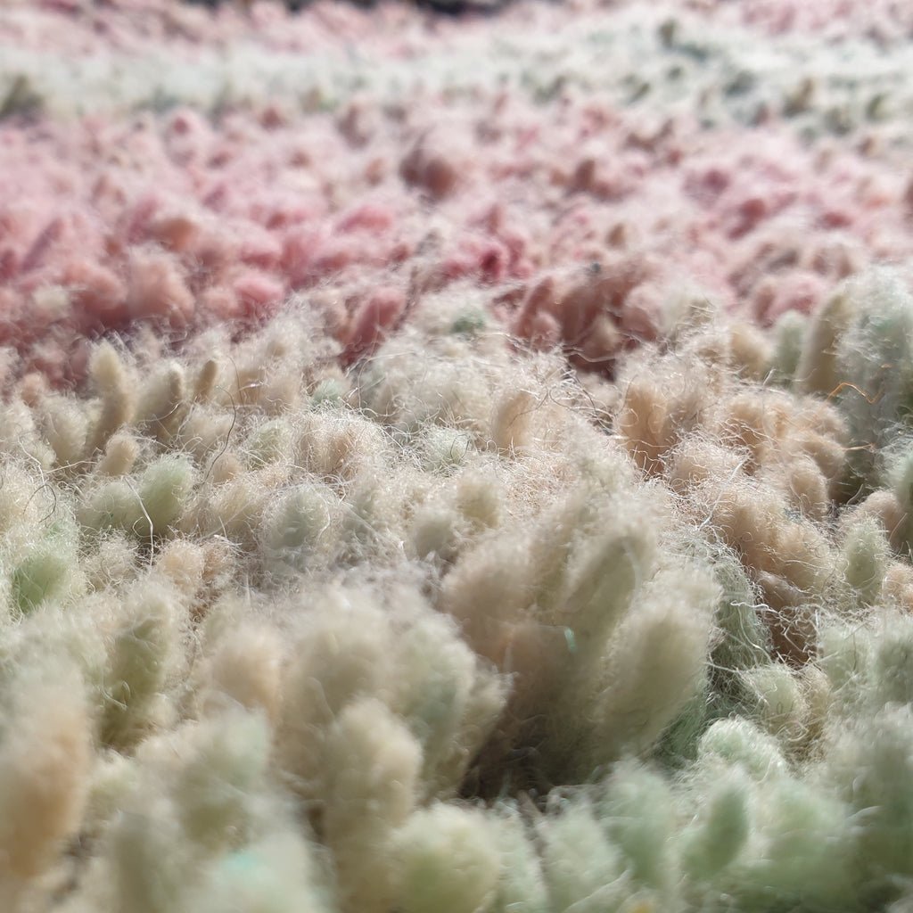 MOROCCAN BOUJAAD RUG | Moroccan Berber Rug | Colorful Rug Moroccan Carpet | Authentic Handmade Berber Bedroom Rugs | 9'7x6'4 Ft | 3x2 m - OunizZ