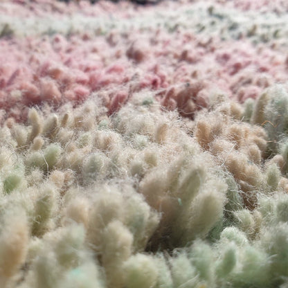 MOROCCAN BOUJAAD RUG | Moroccan Berber Rug | Colorful Rug Moroccan Carpet | Authentic Handmade Berber Bedroom Rugs | 9'7x6'4 Ft | 3x2 m - OunizZ