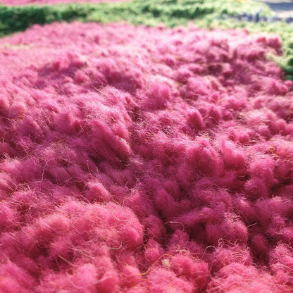 MOROCCAN BOUJAAD RUG | Moroccan Berber Rug | Orange & Pink Rug Moroccan Carpet | Authentic Handmade Berber Bedroom Rugs | 10x6'9 Ft | 3,06x2,09 m - OunizZ