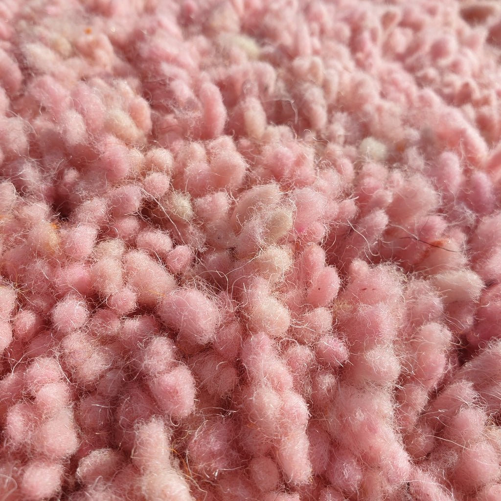 MOROCCAN BOUJAAD RUG | Moroccan Berber Rug | Orange Rug Moroccan Carpet | Authentic Handmade Berber Bedroom Rugs | 9'6x6'5 Ft | 3x2 m - OunizZ