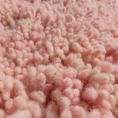 MOROCCAN BOUJAAD RUG | Moroccan Berber Rug | Orange Rug Moroccan Carpet | Authentic Handmade Berber Bedroom Rugs | 9'6x6'5 Ft | 3x2 m - OunizZ