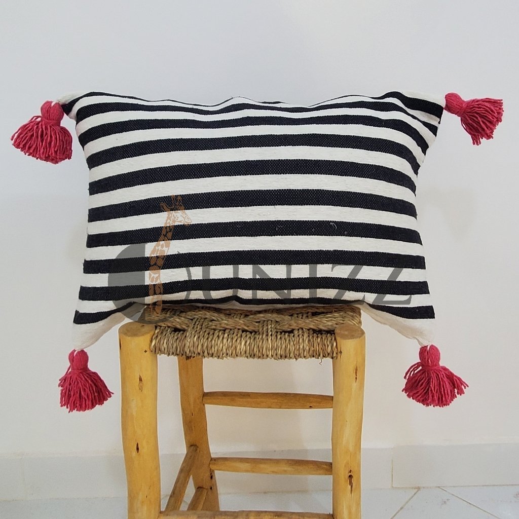 Moroccan Pom Pom Blankets + Cushions - OunizZ