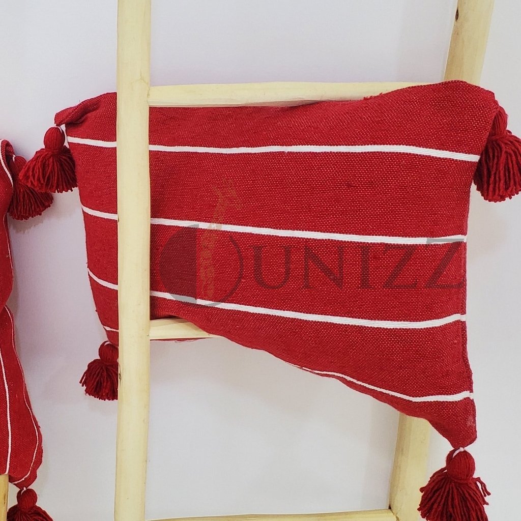 Moroccan Pom Pom Blankets + Cushions - OunizZ