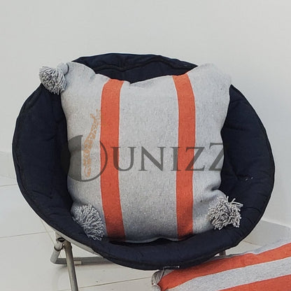 Moroccan Pom Pom Blankets + Cushions - OunizZ