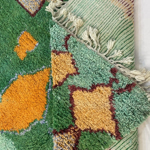 Moroccan rug authentic Boujaad | 13x10 ft | 4x3,1 m | Moroccan Berber rug | JARDA | Colorful handmade - OunizZ