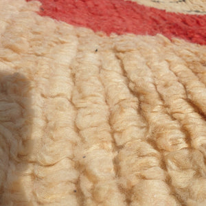 Moroccan Rug Beige living room Boujaad | 10x8 Ft | 3,14x2,50 m | SAYNA | 100% wool handmade - OunizZ