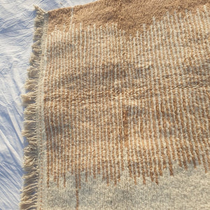 Moroccan Rug Beni Ourain | 8'8x5'5 Ft | 2,67x1,66 m | BAGY | 100% wool handmade - OunizZ