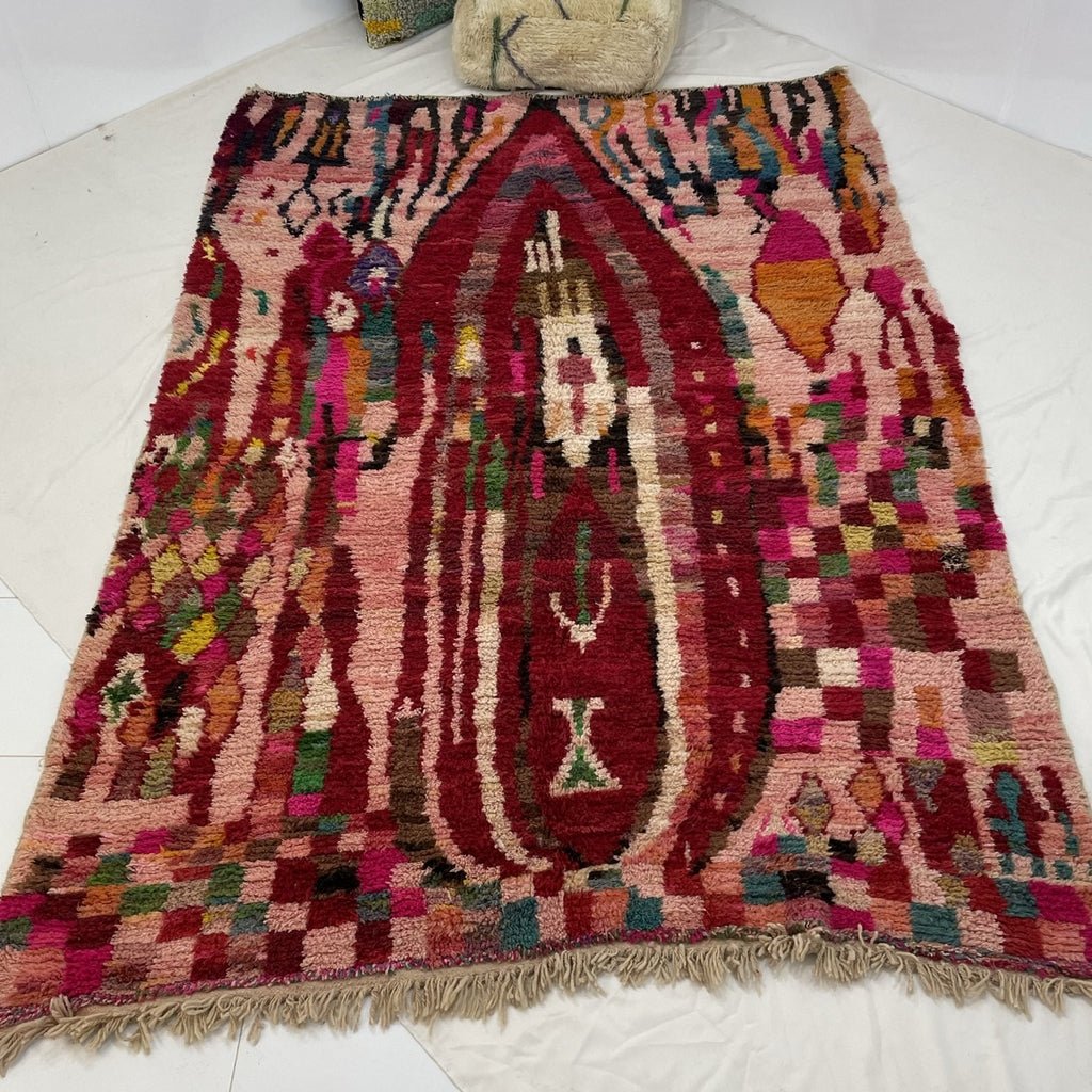 Moroccan Rug Boujaad | 9'4x6'6 Ft | 2,87x2 m | KLOUME | 100% wool handmade - OunizZ