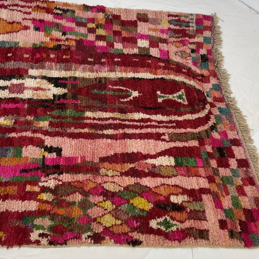Moroccan Rug Boujaad | 9'4x6'6 Ft | 2,87x2 m | KLOUME | 100% wool handmade - OunizZ