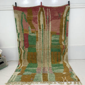 Moroccan Rug Boujaad | 9'6x6 Ft | 2,90x1,80 m | GHAID | 100% wool handmade - OunizZ