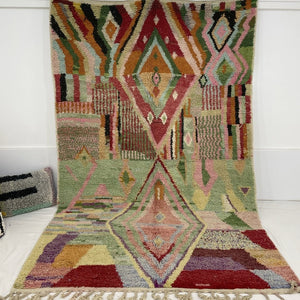 Moroccan Rug Boujaad | 9'7x6'4 Ft | 3x2 m | RAHBA | 100% wool handmade - OunizZ