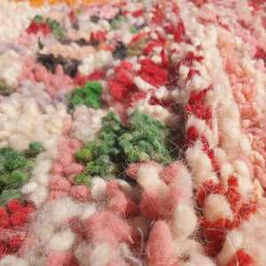 Moroccan Rug Boujaad Colorful Bedroom carpet | 8'8x5'6 Ft | 267x170 cm | ARHNI | 100% wool handmade - OunizZ