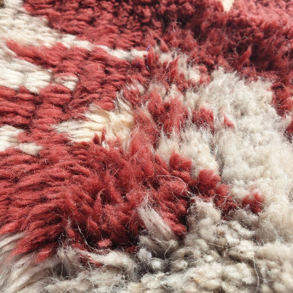 Moroccan Rug Boujaad Colorful Living room carpet | 9'2x6'4 Ft | 280x194 cm | GHIWLA | 100% wool handmade - OunizZ