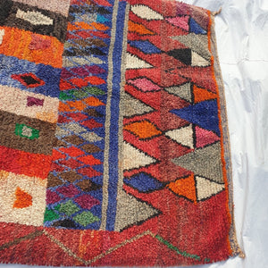 Moroccan Rug Boujaad Colorful Living room carpet | 9'5x6'9 Ft | 291x210 cm | DAMKA | 100% wool handmade - OunizZ