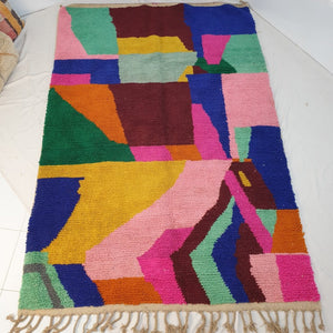 Moroccan Rug Boujaad Living room & Bedroom carpet | 10x6'7 Ft | 304x205 cm | FARHI | 100% wool handmade - OunizZ