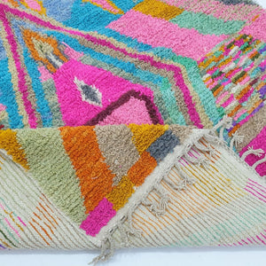 Moroccan Rug Boujaad Living room & Bedroom carpet | 9'8x6'8 Ft | 300x207 cm | TARNITT | 100% wool handmade - OunizZ