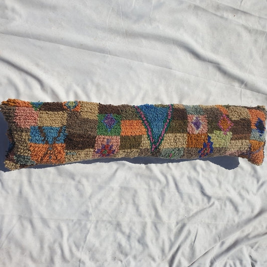 Moroccan Rug Cushion Covers - Moroccan Rug Pillow - Handmade Moroccan rug Pillow Cover - Wool cushion covers - Moroccan handmade pillow cover - OunizZ