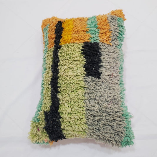 Moroccan Rug Cushion Covers - Moroccan Rug Pillow - Handmade Moroccan rug Pillow Cover - Wool cushion covers - Moroccan handmade pillow cover - OunizZ