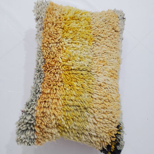 Moroccan Rug Cushion Covers - Moroccan Rug Pillow - Handmade Moroccan rug Pillow Cover - Wool cushion covers - Moroccan handmade pillow cover - OunizZ