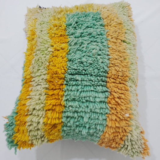Moroccan Rug Cushion Covers - Moroccan Rug Pillow - Handmade Moroccan rug Pillow Cover - Wool cushion covers - Moroccan handmade pillow cover - OunizZ